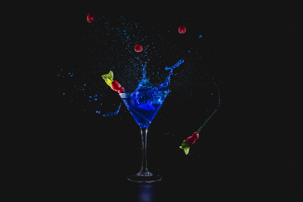 blauwe cocktail